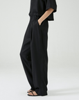 Perry Trouser - Black Tencel