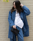 Town and Country Coat - Medium Blue