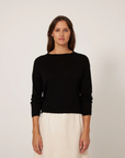 Pebble Knit - Black (Egyptian Cotton)