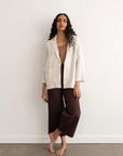 Everyday Blazer - Linen - Laundered Salt