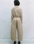 Soft Cotton Curved Pants - Toasted