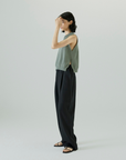 Perry Trouser - Black Tencel