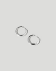Medium Hoop Earrings - Silver