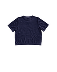 Thick Knit T-Shirt - Deep Navy