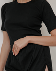 Rib Tee - Black
