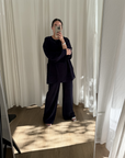 Beale Drape Top - Midnight Blue