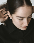 Small Hoop Earrings - Silver