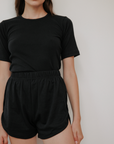 Rib Tee - Black