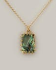 Phoebe Necklace - Gold with Abalone