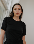 Rib Tee - Black