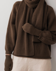 Rib Scarf - Bark