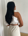 Colette Top - White Cotton