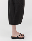 Cross Strap Flatform - Black