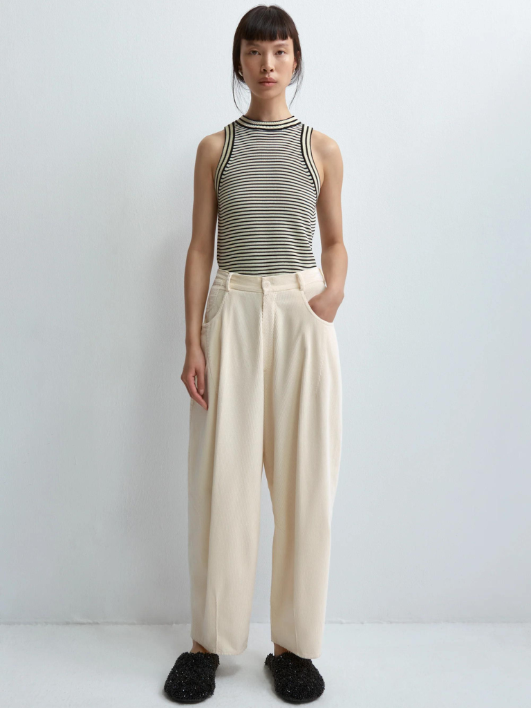 Corduroy Baggy Pants - Butter – Phosphene Studio Fredericksburg