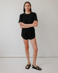 Rib Tee - Black