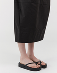 Cross Strap Flatform - Black