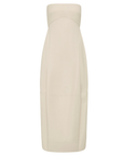 Canvas Pleat Cocoon Dress - Shell