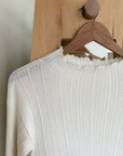 Isla Rib Top - Cream