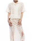Adelaine Skirt - Ivory Lace