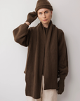 Rib Scarf - Bark