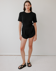 Rib Tee - Black