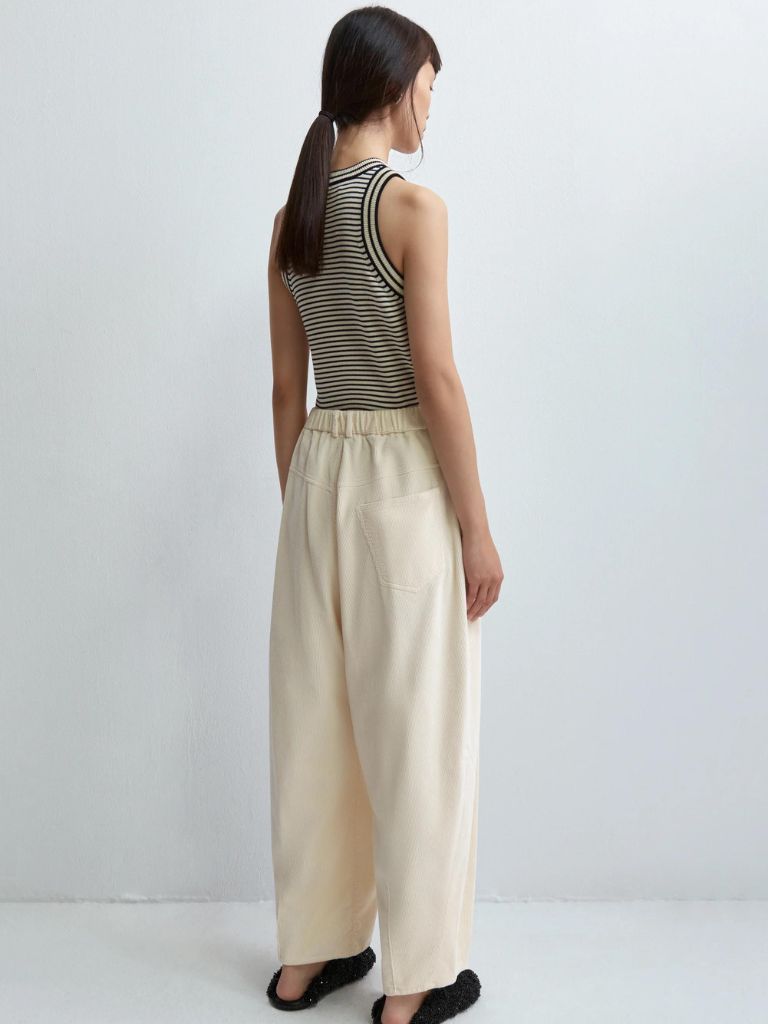 Corduroy Baggy Pants - Butter – Phosphene Studio Fredericksburg