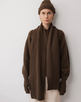 Rib Scarf - Bark