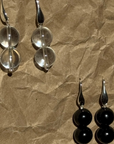 Teardrop Onyx Earrings