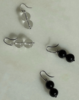Teardrop Onyx Earrings