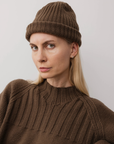 Skinny Rib Hat - Bark
