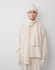 Rib Mittens - Natural