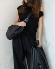 Pleated Relaxed Pants - Anthracite