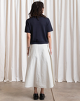 Wrap Midi Skirt - Ecru