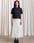 Thick Knit T-Shirt - Deep Navy