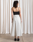 Wrap Midi Skirt - Ecru
