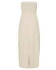 Canvas Pleat Cocoon Dress - Shell