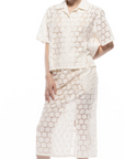 Adelaine Skirt - Ivory Lace