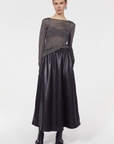 Simony Sparkle Knit Sweater - Pewter