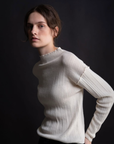 Isla Rib Top - Cream