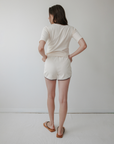 Rib Tee - Natural
