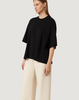 Oversized Boxy Tee - Black