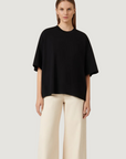 Oversized Boxy Tee - Black