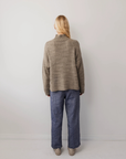 Cross Neck Pullover - Sage