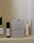 Black Pepper & Cedarwood Fragrance Card