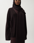 Phlox Kitted Sweater - Chocolate Torte