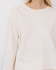 Long Sleeve Tee - Natural