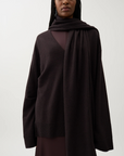 Phlox Kitted Sweater - Chocolate Torte