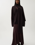 Phlox Kitted Sweater - Chocolate Torte