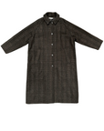 New Wool Plaid Trench - Brown/Grey Dark Plaid