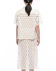 Adelaine Skirt - Ivory Lace